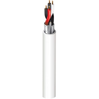Belden 6541FE 877U1000 | Security & Sound Cable, #22-2 Pair Bare Copper, Shielded, CMP