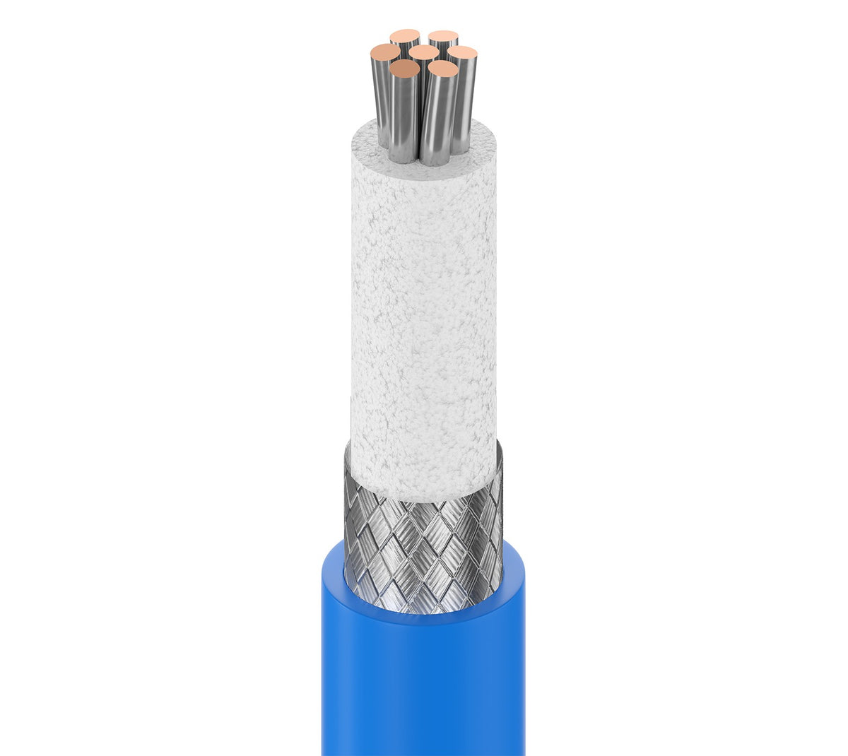 Belden 7203A X4P500 | MachFlex™, 4 Pair #24 Stranded BC, PE Insulation, OS+TC Braid, PVC Jacket, CM