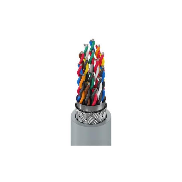 Belden 8315 060100 | Multi-conductor - Low Capacitance Computer Cable for EIA Rs-232 Applications 15-Pair 22 Awg PVC Shield PVC Chrome