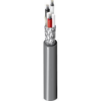 Belden 8643 060250 | Electronic Cable, 3 Conductor #30 Stranded TC, PP Insulation, OA TC Braid, PVC Jacket