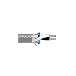Belden 8720 0602000 | 14 AWG 1 Pair Stranded Tinned Copper, PE Insulation, Foil Shield, PVC Jacket, CL2, 600V, 80°C, RoHS