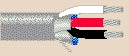 Belden 8763 0601000 | Multi Conductor Cable, 3 conductors, Tinned Copper, 7 Strands, Polyethylene, Chrome, 300V, 20AWG