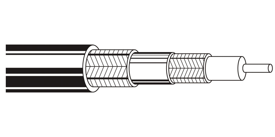 Belden 88232 0101000 | Video Cable, RG59, 20 AWG, Solid, Bare Copper, 1000 ft. L