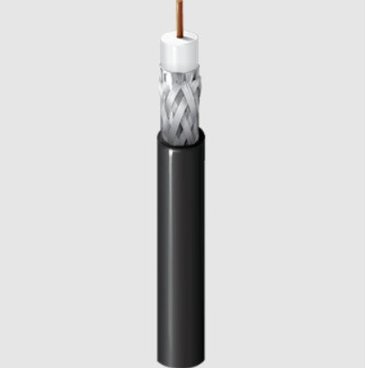 Belden 9100 | Analog Video, RG59, 20 AWG Solid BCCS, Foil + Alum Braid, CM PVC Jacket