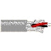 Belden 9776 0601000 | Audio/Control/Instrumentation Cable, 12 Shielded Pairs 18 AWG, PP/PVC Jacket, Chrome, 1000 ft