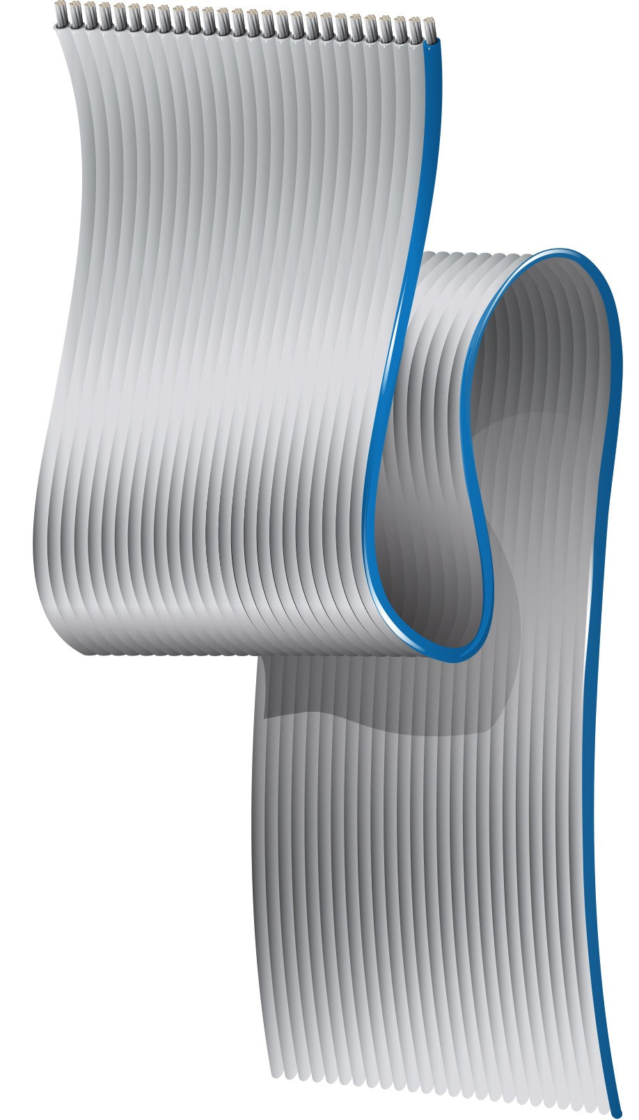 Belden 9L26034 008H100 | Flat Cable, Belden’S .050" Pitch Gray Ribbon Cable
