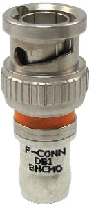 Belden DB1BNCHD-25 | Coaxial Connector, BNC Male Connector, Mini-RG59 Coax Type, 75 Impedance, Gold Contact Plating