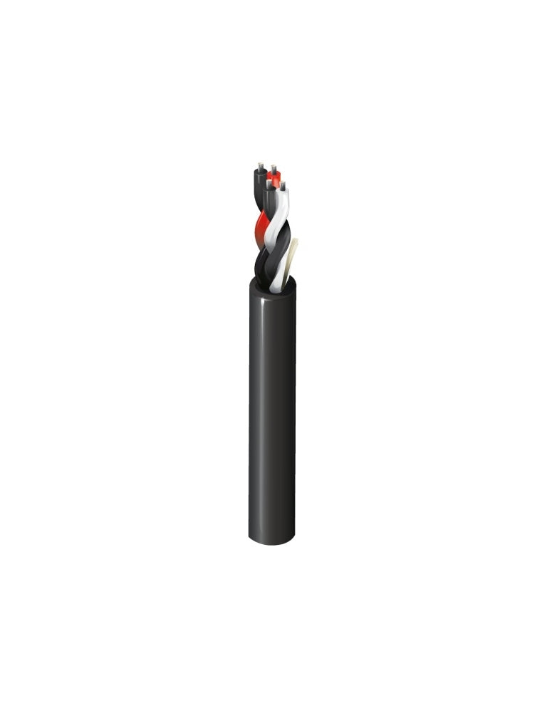 Belden DEDN162U | Electrical Wire, Tinned Copper (TC) Unshielded, CL4, CMG, 2 Conductors, 16 AWG