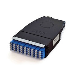 Belden FCSH18LDMF | Fiber Cassette, Plastic, 18-Port, Singlemode - OS2, LC Duplex, Blue 6.6 ft. L, 59 H x 4.5 W in.