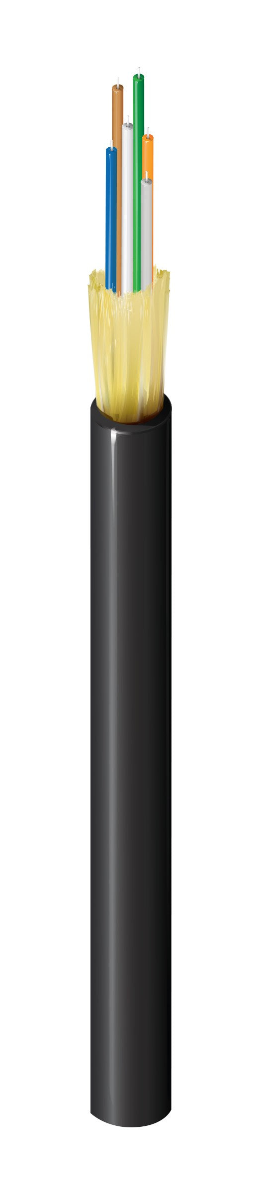 Belden FD4D006R9 | 6-F Fx Indoor/Outdoor Tb Cbl, Om4 Ofnr Black Jacket