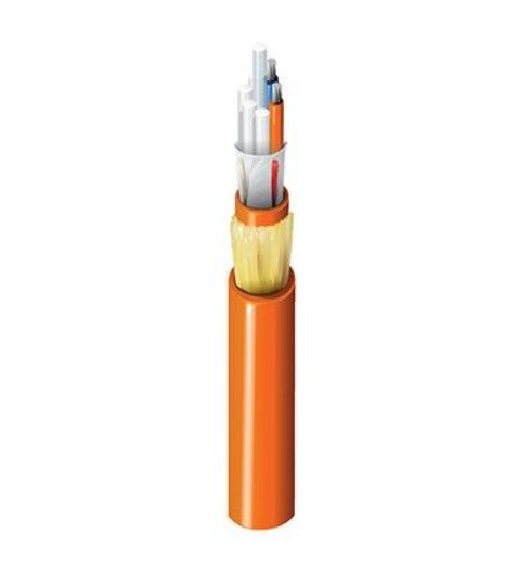 Belden FDST024RF | 24-Fiber OS2 Riser Fiber Cable, FD to PVC OFNR, Indoor/Outdoor Tray Rated
