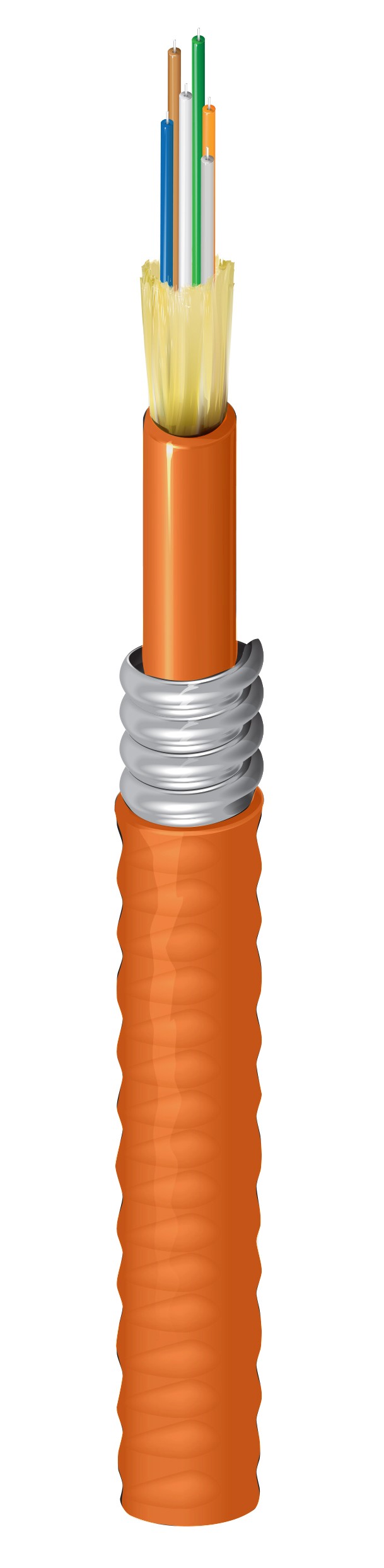 Belden FI2D006F9 | Indoor Riser OM2 Distribution 6Fibers Aluminum Interlocked