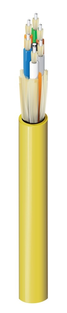 Belden FISB006LB | Indoor LSZH/Riser OS2 Breakout 6F LSZH 2mm Sub-Units Yellow
