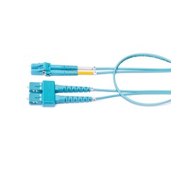 Belden FP3LDSD18M5R2XA | Fiber Patch Cord, OM2, LC/SD Duplex, 18.5 m, Riser-Rated