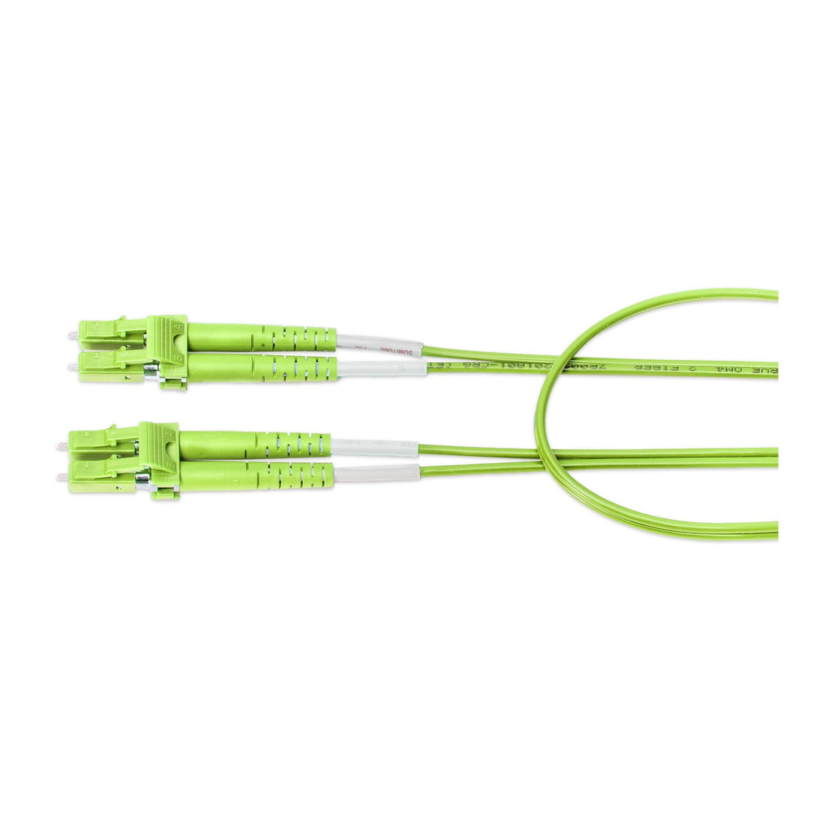 Belden FP5LDLD003M | 2 Fiber, Om5, Lc To Lc Duplex, Ofnr, 2.0Mm, Lime Green, 3M