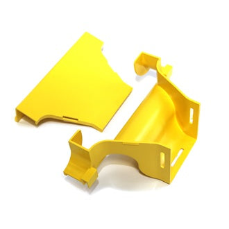 Belden FRCP3YSNH | Fiber Raceway, Top Outlet Assembly, Slotted, Yellow, Single Pack