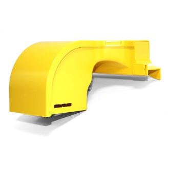 Belden FRCP3YSNV | ENT Fiber Raceway, Top Outlet Vertical, 100Mm Drop, Slotted, Yellow