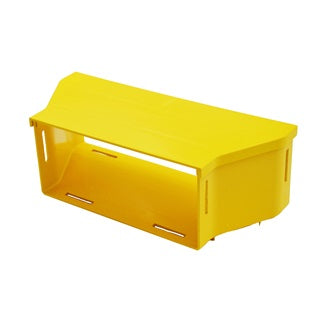 Belden FRCR5YLNC | Fiber Raceway Reducer, Centric, 300Mm/220MM, Solid Lid, Yellow, Single Pack
