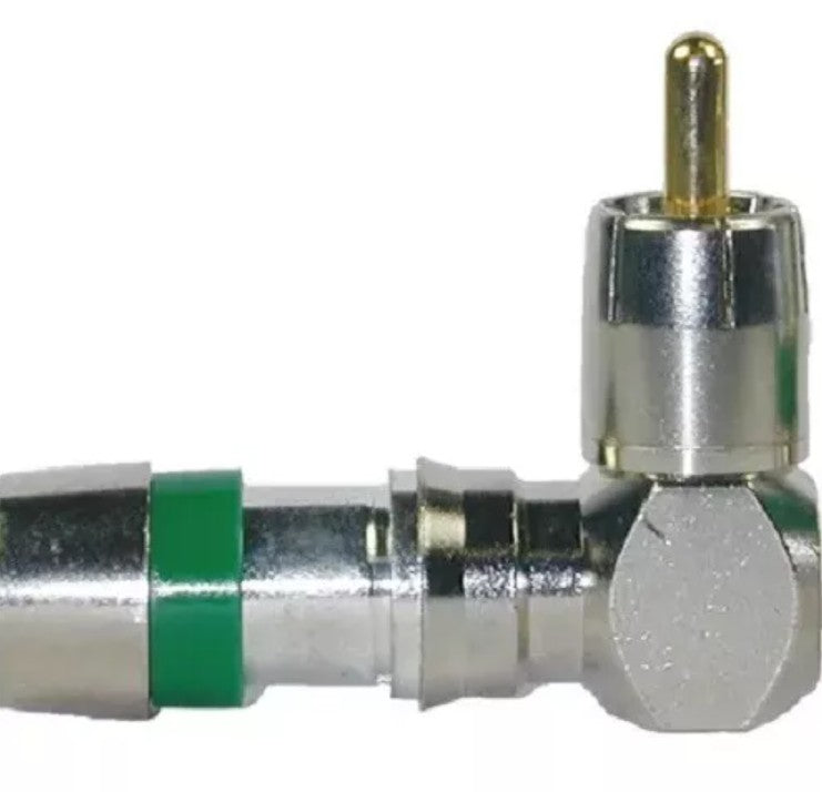 Belden FSRCA6URA | Connectors, RCA, RG6, Universal Right Angle