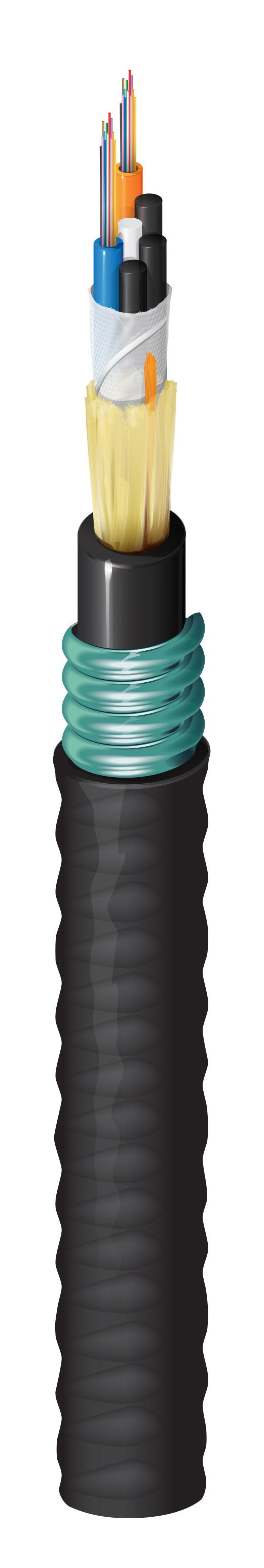 Belden FSSH0246G | Heavy Duty Loose Tube OS2 24F OSP Armor Unitized12