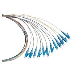 Belden FT3LC900PS01 | FX, Field Termination Pigtail, OFN Jacket, Multimode - OM3, LC, 1-Fiber, 900 ?m, Tight Buffered, 6.56 ft., Aqua