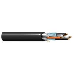 Belden 1075A 01010000 | 20 AWG 2 Pair Stranded Bare Copper PVC Insulation, Overall Shield, PVC Jacket, 300V, PLTC/ITC