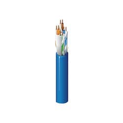Belden 10GX12 0062500 | Multi-Conductor - Enhanced Category 6A Nonbonded-Pair Cable 4-Pair U/UTP CMR Reel Light Blue