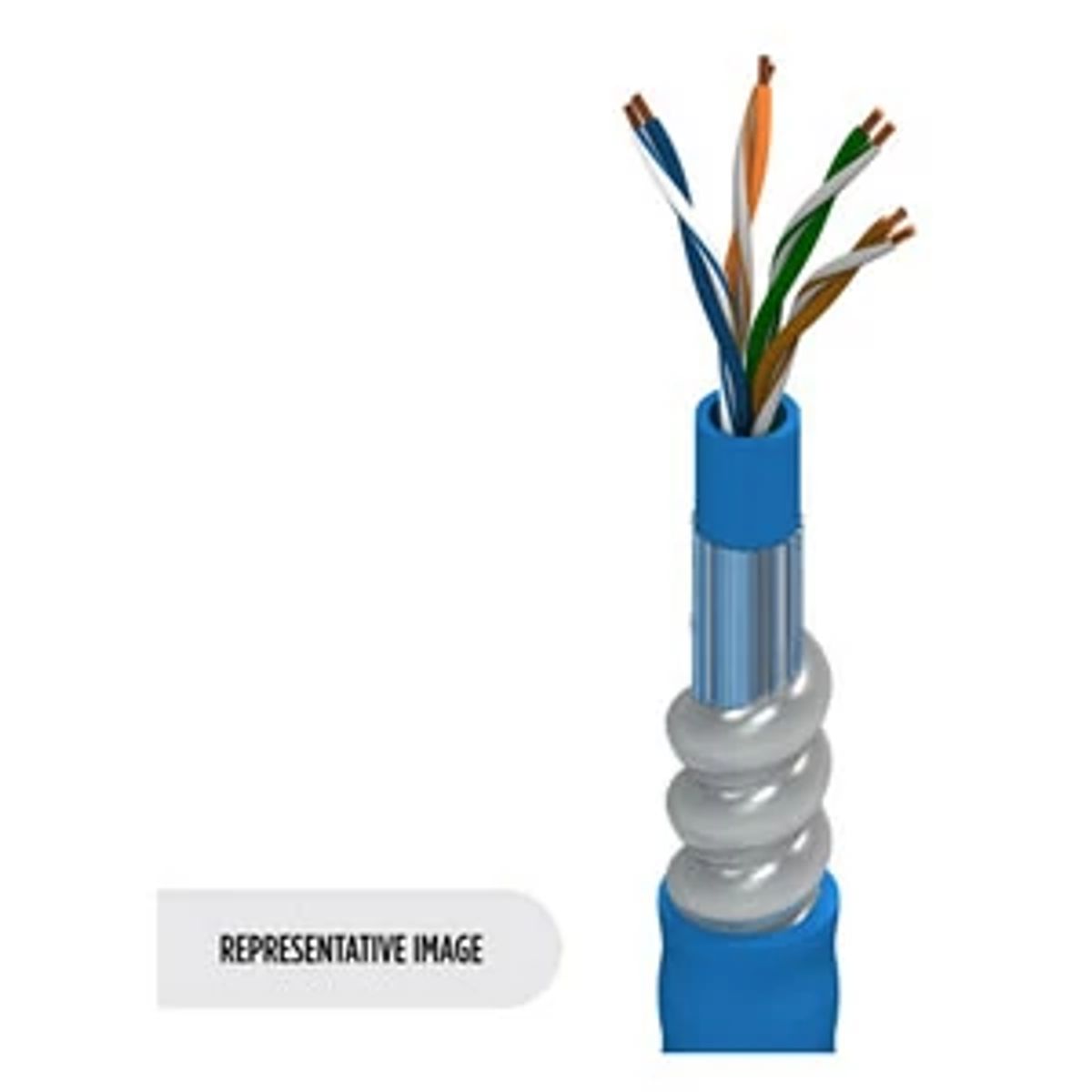 Belden 121700A 0101000 | DataTuff Cat 5e Twisted Pair Cable, Black