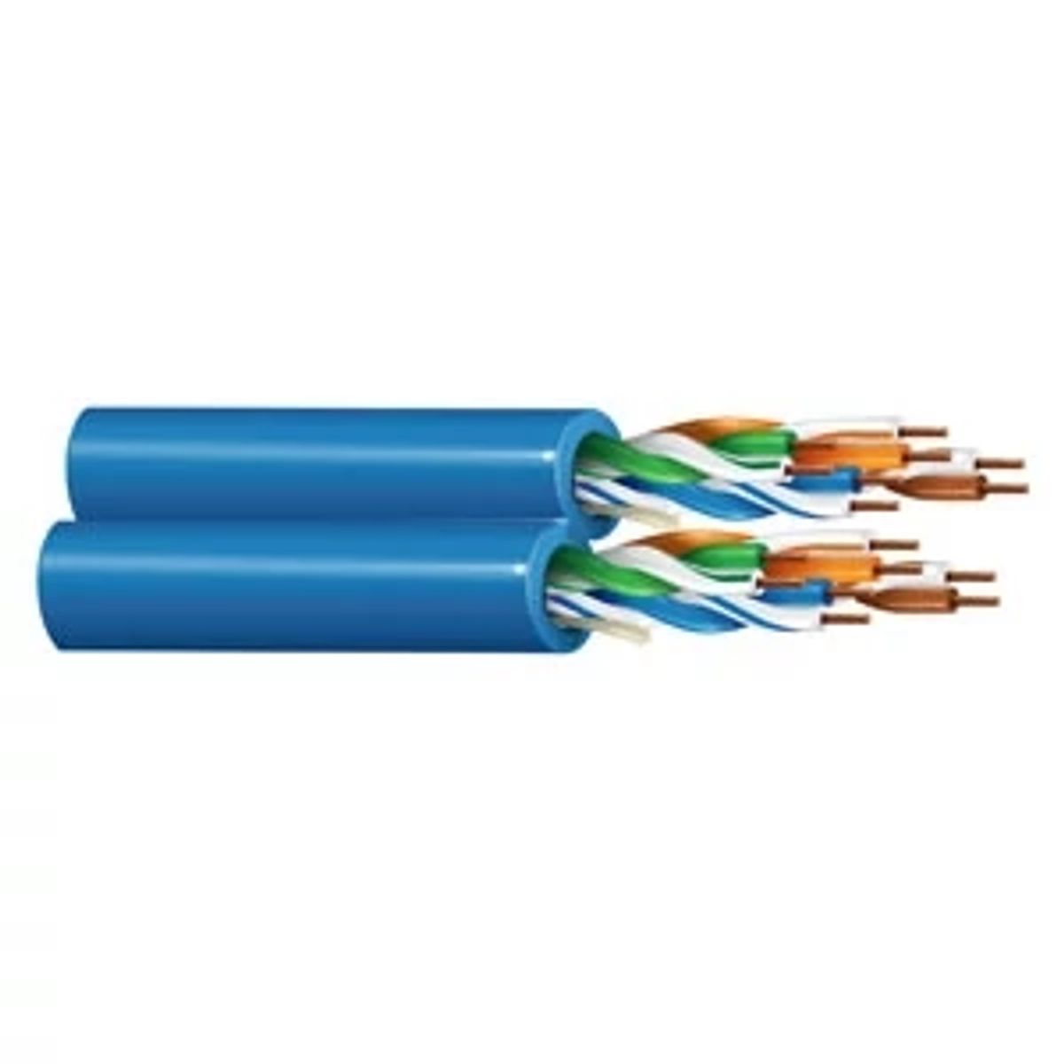 Belden 1702A F2V1000 | Multi-Conductor Cable, PVC, Bare Copper, Cat 5e, 24 AWG U/UTP, Solid, 8-Pair, Non-Plenum,Grey, 1000 ft.