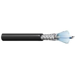 Belden 3106A 0105000 | 22 AWG 1 Pair + 1 Conductor Stranded TC, Datalene, Beldfoil + 65% Braid Shield, PVC Jacket, CM Rated, Black