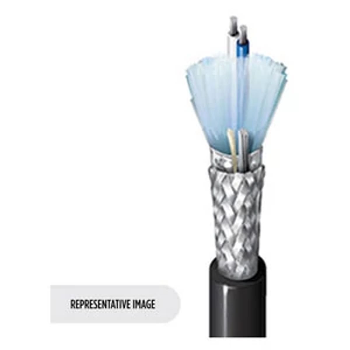 Belden 3109A 0101000 | Multi-Conductor Cable, Polyethylene, 4-Pair, 8-Conductor, 22 AWG, 300V, Black, 1000 ft.