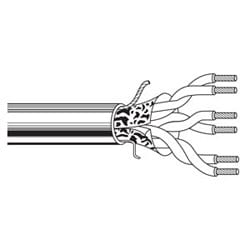 Belden ENT 5542FE 0081000 | Multi-conductor - Commercial Applications 3-pair 22 Awg Pvc Fs Frpvc Gray