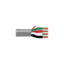 Belden 5582UE 008U1000 | Multi-Conductor - Security and Alarm Cable, Riser-CMR, 22 AWG, 4 stranded bare copper Conductors