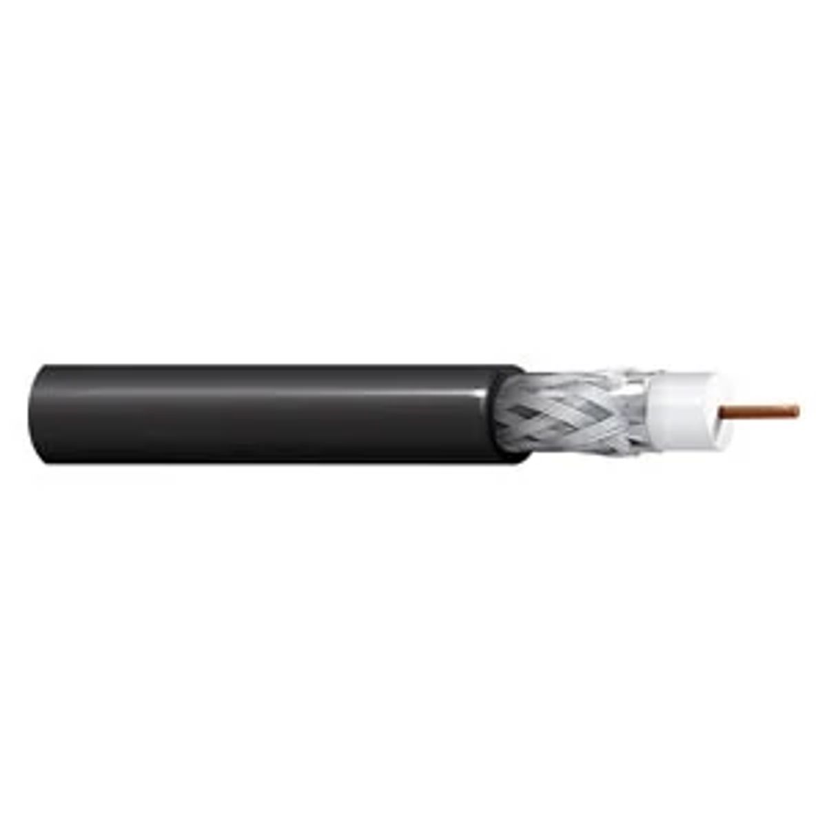 Belden 633938 008U1000 | Surveillance CATV and MATV Cable, Fluorinated Ethylene Propylene, 1-Coax, 1-Conductor, Grey, 1000 ft.