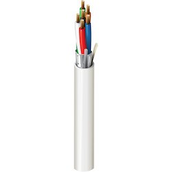 Belden 6504FE 0041000 | Multi-Conductor Cable, 22-6C STR BC FRPVC FOIL Shield, FRPVC Jacket NAT CMP 75C, 1000’ REEL - Yellow