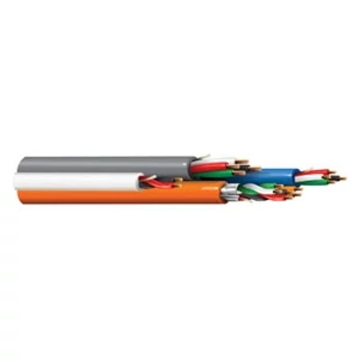 Belden 658AMS 0001000 | Access Control Cable, 18 AWG, 22 AWG, 16-Conductor, Shielded, Plenum, Clear, 1000 ft.