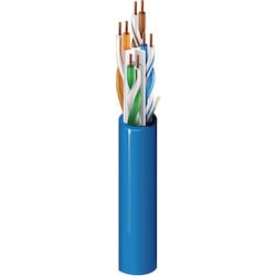 Belden 7851NH E4X1000 | 4PR 23AWG CAT6 plus 600MHZ Cable, UTP LSNH SOLID HALOARREST Jacket, 1000 ft. REEL