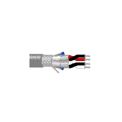 Belden 8162 060500 | Multi-Conductor - Low Capacitance Computer Cable for EIA RS-232/422 & Digital 2 FS PR 24 AWG FHDPE SH PVC Chrome