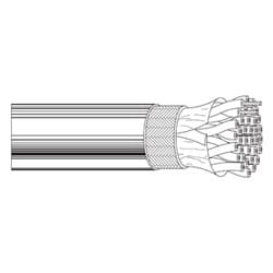 Belden 8302 0605000 | Multi-Conductor - Low Capacitance Computer Cable for EIA RS-232 Applications 2-Pair 22 AWG PVC Shield PVC Chrome