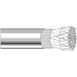 Belden ENT 8303 0601000 | Multi-conductor - Low Capacitance Computer Cable For Eia Rs-232 Applications 3 22 Awg Pr Pvc Shield Pvc Chrome