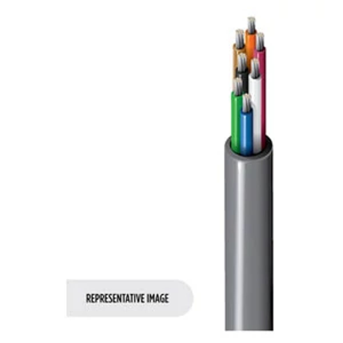 Belden 8489 0601000 | |, Multi-Conductor Audio, Control And Instrumentation Cable, 9740, Non-Plenum, 18 AWG, 4 Conductor, 1000 ft.