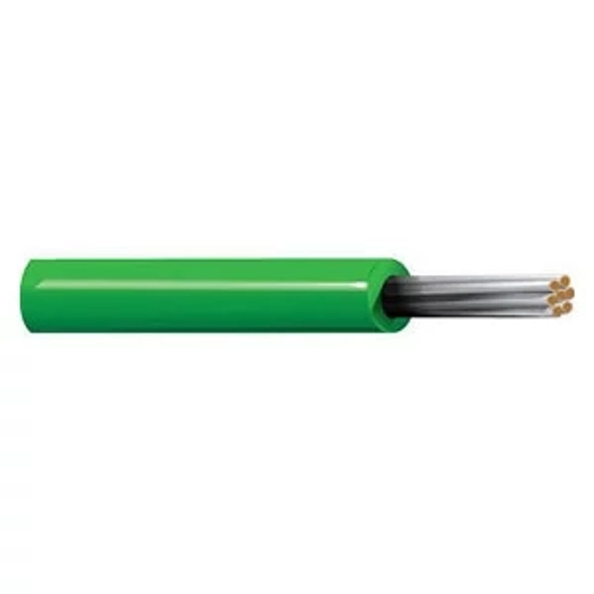 Belden 8917 1891000 | Hook-Up Wire, Tinned Copper, 16 AWG, 26x30 Stranded Conductor, 0.0315 in. Wall Thickness, Green with Yellow Stripe