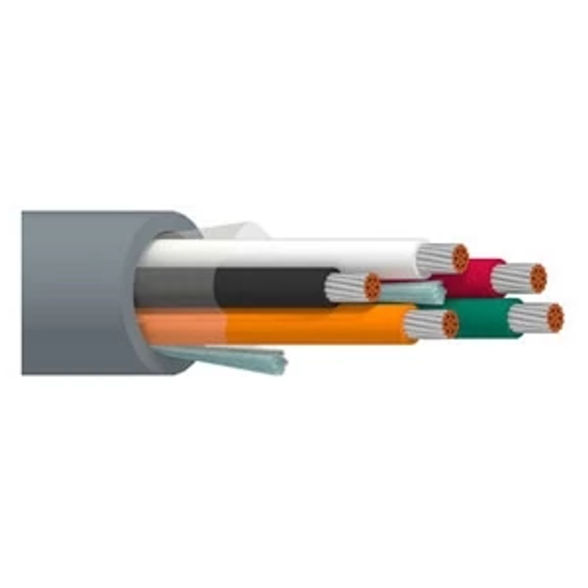 Belden 9620 060500 | Unshielded Multi-Conductor Cable, PVC, 16 AWG, Chrome, 500 ft.