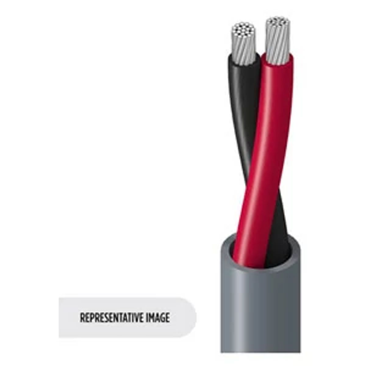 Belden 9740 060500 | Control Cable, PVC, Non Plenum Cable, 18 AWG, 2 Conductor, Tinned Copper, 500 ft. L