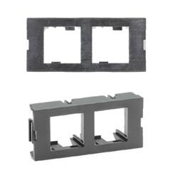 Belden AX101750 | Module Insert, Plastic, 2-Port, FlushMount, Almond