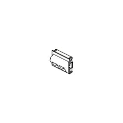 Belden AX102413 | Key Connect Angled Module Insert, FlushMount, 2 Port, White