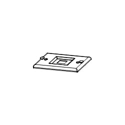 Belden AX102902 | Key Connect Wall Mount Phone Plate, Recessed Port