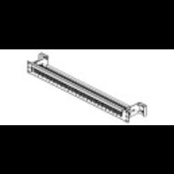 Belden AX103253-SCM | 24-Port Panel 110-Mod 8W8P 568A/B Cat6+ Keyconnect Black Preloaded 1U Ip5
