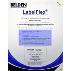 Belden AX103257 | Label Pack For Angleflex Patch Panel,White, 180 Per Sheet, 5 Sheets Per Pack