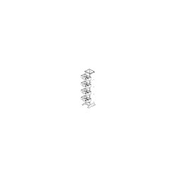 Belden AX104474 | GigaBIX Frame, 1152-Port, Deep Version, Black